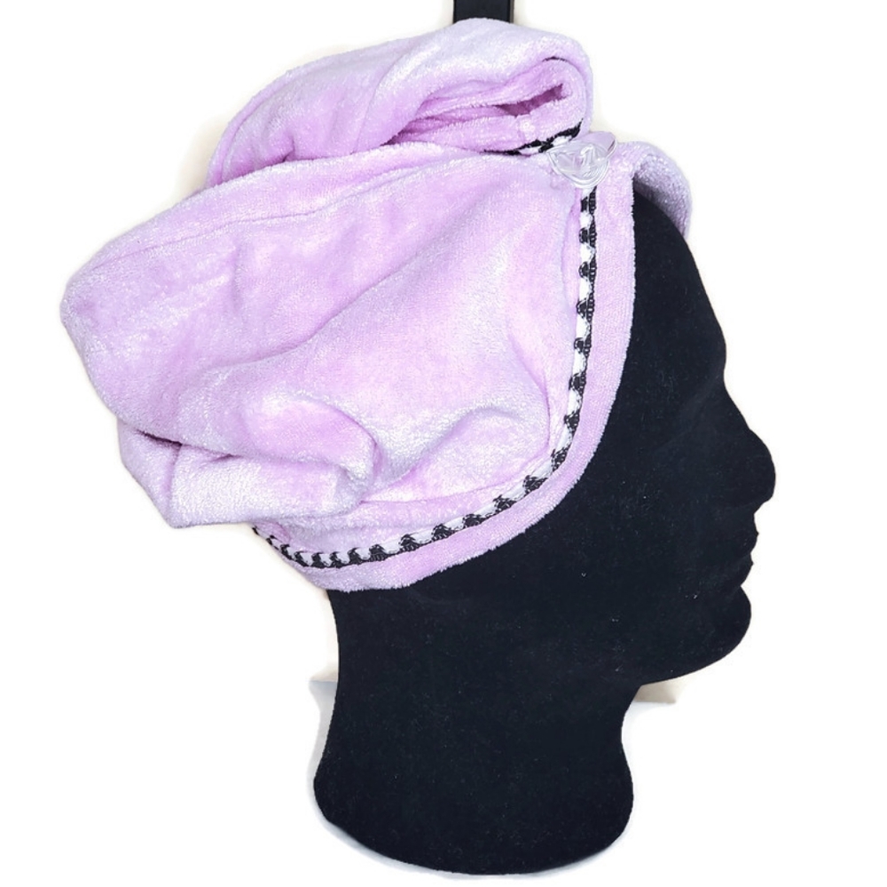 NEW Microfiber Hair Turban Polyester Towel